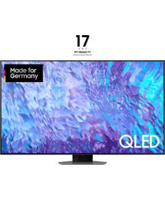 Telewizor Samsung SAMSUNG GQ-55Q80C, QLED TV - 55 - silver, UltraHD/4K, SmartTV, WLAN, Bluetooth, HDR, FreeSync, 100Hz panel