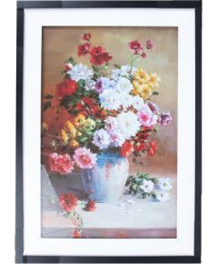 Wall art PICTURE LAND framed 50x70cm, bouquet