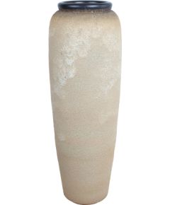 Ceramic vase TITAN STONE H120cm, beige texture