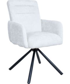 Chair BATUL rotating, linen white