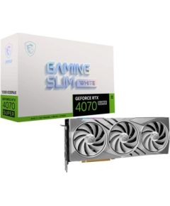 Karta graficzna MSI GeForce RTX 4070 SUPER 12GB GAMING SLIM WHITE