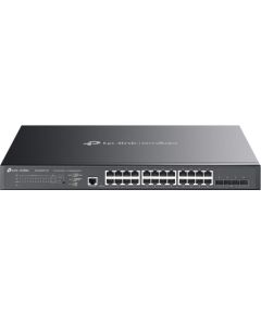 Switch TP-LINK Omada SG3428XPP-M2 Desktop pedestal Rack 24x2.5GbE 4xSFP+ 1xConsole 1 PoE+ ports 16 500 Watts SG3428XPP-M2