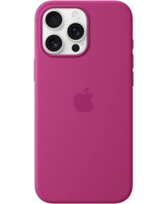 Apple iPhone 16 Pro Max Silicone Case with MagSafe Fuchsia