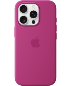 Apple iPhone 16 Pro Silicone Case with MagSafe Fuchsia