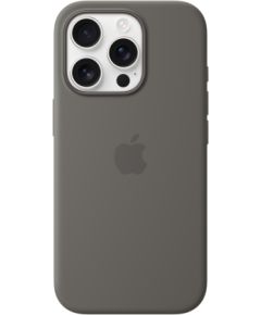 Apple iPhone 16 Pro Silicone Case with MagSafe Stone Gray