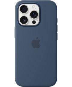 Apple iPhone 16 Pro Silicone Case with MagSafe Denim