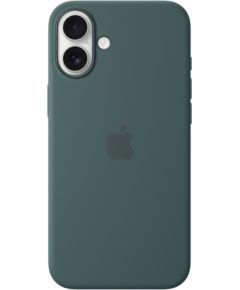 Apple iPhone 16 Plus Silicone Case with MagSafe Lake Green