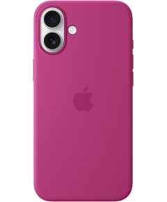 Apple iPhone 16 Plus Silicone Case with MagSafe Fuchsia