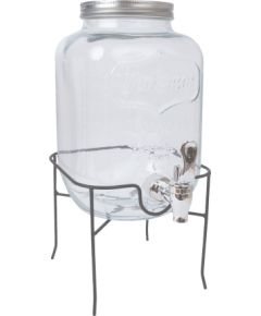 Glass jar PARTY 4L, with iron stand