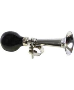 Cycletech Chrome Air Horn Steel 18 cm / Melna / Sudraba