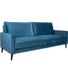 Sofa bed ANNA with storage box, bluish green velvet