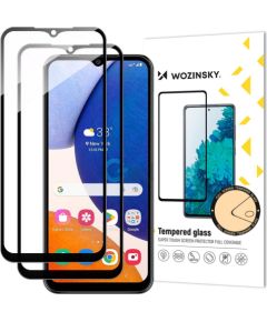 Wozinsky -  Wozinsky 2x Full Glue Tempered Glass Samsung Galaxy A14 5G / A14 9H Full Screen Tempered Glass with Black Frame