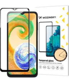 Wozinsky   Wozinsky Full Glue Tempered Glass Tempered Glass For Samsung Galaxy A04s 9H Full Screen Protector With Black Frame