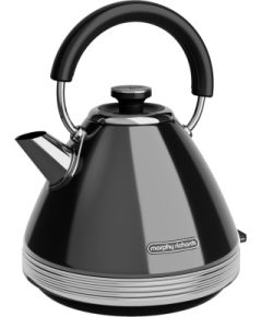 Morphy Richards Venture Pyramid Retro 1.5 l 2200 W Kettle Black