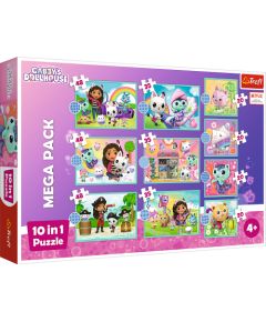 TREFL GABBY´S DOLLHOUSE Pužļu komplekts 10 in 1