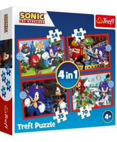 TREFL SONIC Комплект пазлов "Соник" 4в1