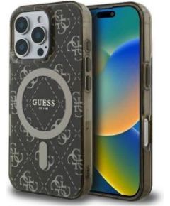 Guess Apple  iPhone 16 Pro Max hardcase IML 4G Background MagSafe Brown