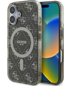 Guess Apple  iPhone 16 hardcase IML 4G Background MagSafe Brown