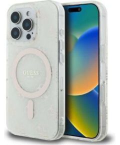 Guess Apple  iPhone 16 Pro hardcase IML 4G Background MagSafe White