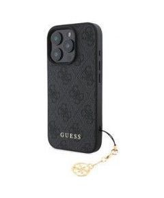 Guess Apple  iPhone 16 Pro Max 4G Charm Case Grey