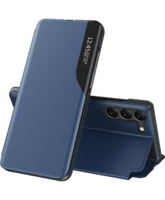 Hurtel   Eco Leather View Case for Samsung A05s with flap - blue