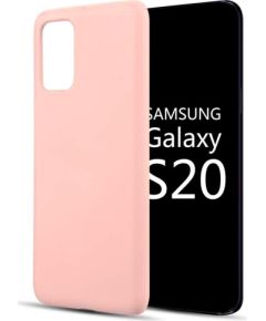 Evelatus Samsung  Galaxy S20 Nano Silicone Case Soft Touch TPU Beige