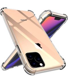 Fusion Anti Shock 1.5 mm Silikona Aizsargapvalks Priekš Apple iPhone 12 | 12 Pro Caurspīdīgs