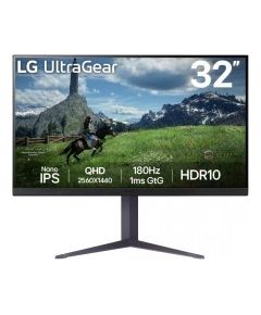 LG 32” ULTRAGEAR™ QHD NANO IPS 180HZ, 1MS (GTG), HDR10