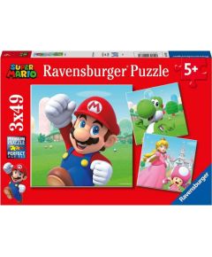 Ravensburger Puzzle Super Mario 3x49 - 05186