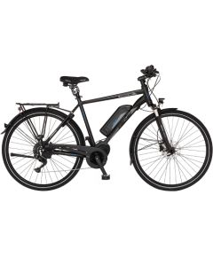 Fischer Die Fahrradmarke FISCHER Bicycle Viator ETH 1861 (2023), Pedelec (black (matt), 28", 55 cm frame)