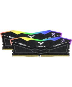 Team Group DDR5 64GB - 6000 - CL - 38 -  Dual-Kit - DIMM - FF3D564G6000HC38ADC01, Delta RGB, XMP, black