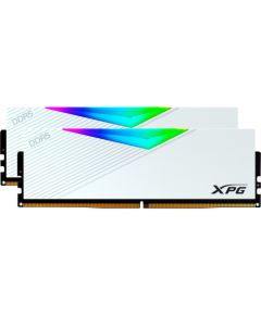 ADATA DDR5 64GB - 6000 - CL - 30 - Dual-Kit - , AX5U6000C3032G-DCLARWH, Lancer RGB, XMP, white