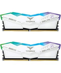 Team Group DDR5 - 32GB - 5200 - CL - 40 - Dual Kit, Memory (White, FF4D532G5200HC40CDC0, Delta RGB)