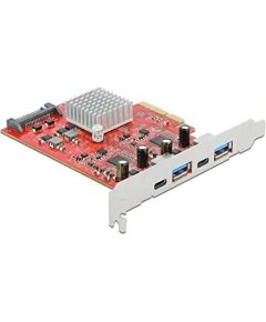 DeLOCK PCIe x4> SuperS USB + 2xUSB-A + USB-C USB 10 Gbps // Dual Channel