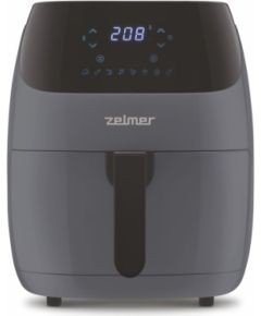 Zelmer ZAF5502G fryer Single 5 L Stand-alone 1500 W Low fat fryer Black, Grey