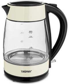 Zelmer ZCK8011I electric kettle 1.7 L 2200 W Black, Yellow