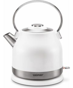 Zelmer ZCK7940 electric kettle 1.5 L 2200 W Stainless steel, White