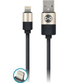 Кабель Forever Modern USB - Lightning 1,0 м 2A черный