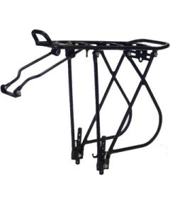 Cycletech 24"-28" Alloy Adjustable Rear Carrier / Melna / 24-28