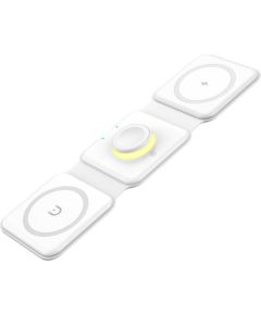 Magnetic wireless charger, Essager, EWXCX3-NMC02, 3w1, 15W (white)