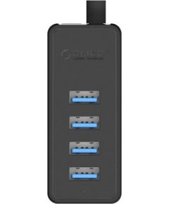 Orico W5P-100 USB to 4x USB 3.0 Hub Adapter (black)