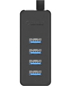 Orico W5P-030 USB to 4x USB 3.0 Hub Adapter (black)