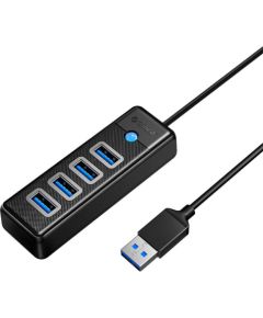 Orico Hub USB to 4x USB 3.0, 5 Gbps, 0.15m (Black)