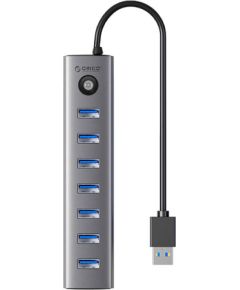 Orico CL7U USB-C to 7x USB 3.0 Hub Adapter (gray)