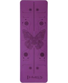 Jogas paklājiņš YM10 YOGA MAT TPE VIOLET HMS