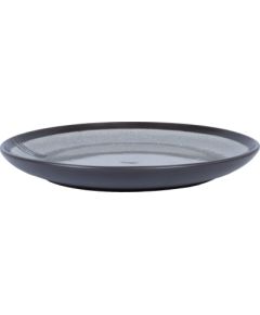 Plate RITA D26cm, black/grey