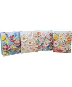 Gift bag DAISY M, 26x32x12cm, mix