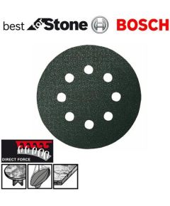 Bosch Smilšpapīrs ekscentra slīpmašīnai Best for Stone; 125 mm; K180; 5 gab.