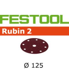 Festool Smilšpapīrs ekscentra slīpmašīnai Rubin2; 125 mm; P220; 10 gab.