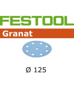 Festool Smilšpapīrs ekscentra slīpmašīnai Granat; 125 mm; P500; 100 gab.